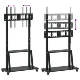 Walplus Tv Stand On Wheels 32-90 Inch Screen Max Vesa 800X600 mm 100Kg - thumbnail 6