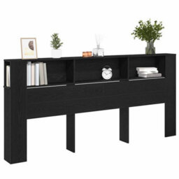 Walplus Headboard Cabinet 220 X 18,5 X 104,5 Cm Engineered Wood - thumbnail 3
