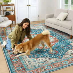 Ameha Regal Cashmere Rugs Large Area For Living Room Floor Mat Bedroom Non Slip Carpets 160 X 230 Cm - thumbnail 6