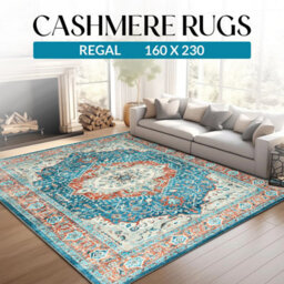 Ameha Regal Cashmere Rugs Large Area For Living Room Floor Mat Bedroom Non Slip Carpets 160 X 230 Cm