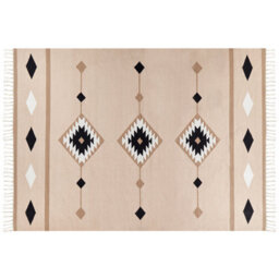 Beliani Rug Berdik Multicolour 200 X 300 Cm Cotton Kilim - thumbnail 4
