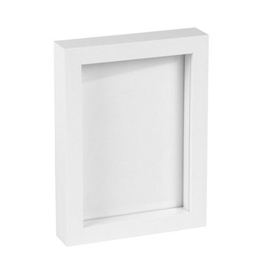 "Nicola Spring 5 X 7"" Photo Frame - 3D Photo Frame Picture Frame Box Portrait Display Case With Spacer (20 X 15Cm)" - image 1