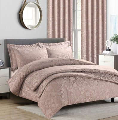 Rapport Home Damask Rose Polyester Bedspread (260X230 Cm)