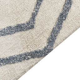 Beliani Rug Menderes Light Blue 160 X 230 Cm Cotton - thumbnail 1