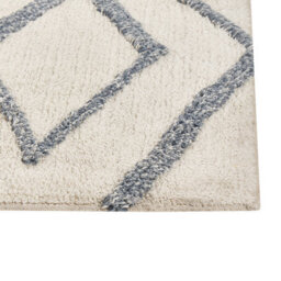 Beliani Rug Menderes Light Blue 160 X 230 Cm Cotton - thumbnail 6