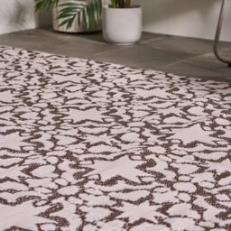 Ohs Tiles Print Reversible Outdoor Garden Rug Waterproof Area Floor Mat - thumbnail 2