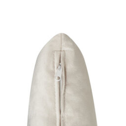 Beliani Right-Hand Chaise Longue Ivry Velvet Light Beige - thumbnail 8