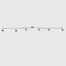 Valuelights Silver Ceiling Bar Spotlight And Gu10 Spotlight Led 5W Warm White 3000K Bulbs - thumbnail 3