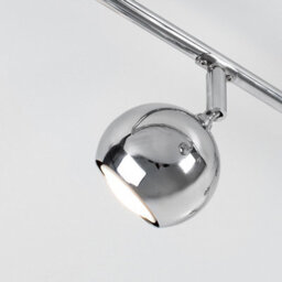 Valuelights Silver Ceiling Bar Spotlight And Gu10 Spotlight Led 5W Warm White 3000K Bulbs - thumbnail 6