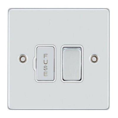 Vimark Vpd1370Chw Pro Décor 13A Switched Spur Polished Chrome White Insert