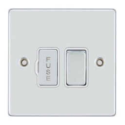Vimark Vpd1370Chw Pro Décor 13A Switched Spur Polished Chrome White Insert