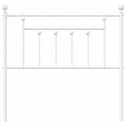 Berkfield Metal Headboard White 90 Cm - thumbnail 4
