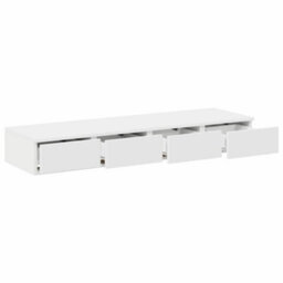 Berkfield Bed Drawers White 120X36,5X16,5 Cm Engineered Wood - thumbnail 5