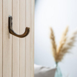 Hammer and Tongs Hammer & Tongs Single Coat Hook - W20mm X H55mm - Brass - thumbnail 5