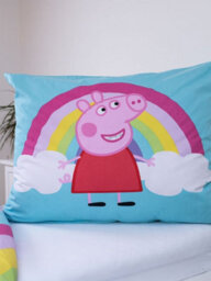 Peppa Pig Rainbow Single Duvet Cover And Pillowcase Set - European Size - thumbnail 5