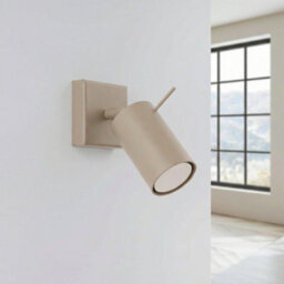 Sollux Lighting Ring Steel Taupe 1 Lights Modern Wall Lamps - thumbnail 2