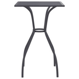 Berkfield Garden Table Anthracite 50X50X72 Cm Steel Mesh - thumbnail 3