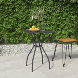 Berkfield Garden Table Anthracite 50X50X72 Cm Steel Mesh - thumbnail 1