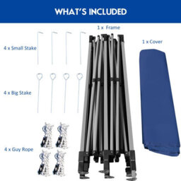 Costway 3 X 3M Pop Up Canopy Tent Outdoor Folding Party Tent Commercial Instant Shelter - thumbnail 9