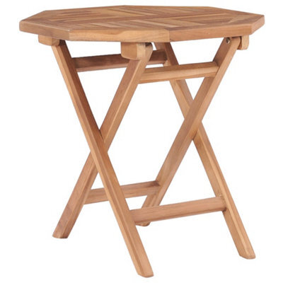 Berkfield Folding Garden Table 45X45X45 Cm Solid Teak Wood - image 1