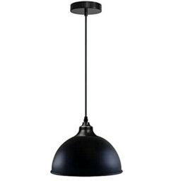 Ledsone Vintage  Black Inner Gold Pendant Light With E27 Base 1M Industrial Ceiling Lamp Ideal For Dining Rooms Bars - thumbnail 1