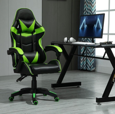 Mcc Direct Gaming Chair Computer Chair With Tilt And Swivel Function Office Chair A Green - image 1