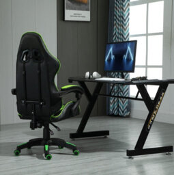 Mcc Direct Gaming Chair Computer Chair With Tilt And Swivel Function Office Chair A Green - thumbnail 6