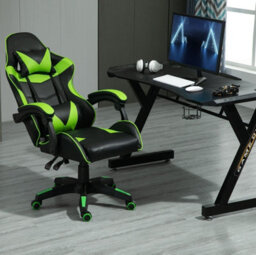 Mcc Direct Gaming Chair Computer Chair With Tilt And Swivel Function Office Chair A Green - thumbnail 5