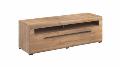 Arte Tulsa Spacious Tv Cabinet In Oak Grandson - W1600mm X H520mm X D500mm - image 1