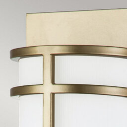 Luminosa Lighting Luminosa Fusion 2 Light Flush Wall Lamp, Painted Natural Brass - thumbnail 2