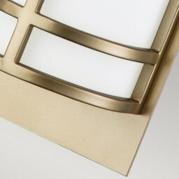 Luminosa Lighting Luminosa Fusion 2 Light Flush Wall Lamp, Painted Natural Brass - thumbnail 3