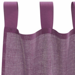 Berkfield Voile Curtains With Loops 2 Pcs Purple 140X175 Cm - thumbnail 5