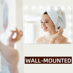 Matteo Ergonomic Hollywood Vanity Mirror 15-Dimmable Bulbs Touch Control Tabletop Usb Charging 58X46Cm Mt005846Bu-Ad - thumbnail 5