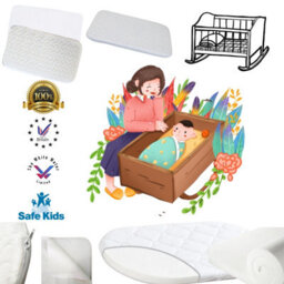 TheWhiteWater Limited Baby Toddler Crib Mattress Sheet- 100% Pure Foam For Infants Newborn Bed - Crib-Mattress-84 X 36 X 5 Cm - thumbnail 4