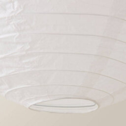 Valuelights Isla White Paper Globe Ball Dome Easy Fit Ceiling 40Cm Lamp Shade - thumbnail 5