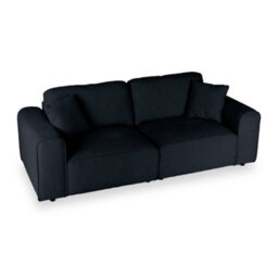 Hugo Deep Blue 3 Seater Sofa - Fully Assembled By Roseland Furniture - thumbnail 3