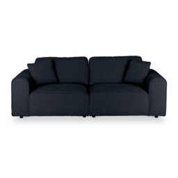 Hugo Deep Blue 3 Seater Sofa - Fully Assembled By Roseland Furniture - thumbnail 1