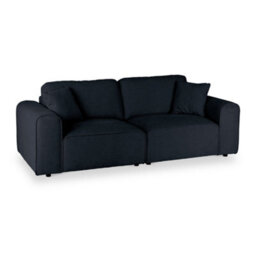 Hugo Deep Blue 3 Seater Sofa - Fully Assembled By Roseland Furniture - thumbnail 2