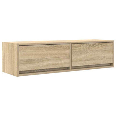 Berkfield Modern Tv Cabinet Sonoma Oak 100X31X25,5 Cm Engineered Wood
