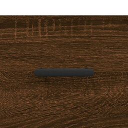 Berkfield Coffee Table Brown Oak 50X50X40 Cm Engineered Wood - thumbnail 9