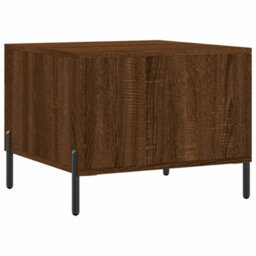 Berkfield Coffee Table Brown Oak 50X50X40 Cm Engineered Wood - thumbnail 8
