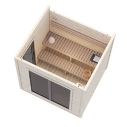 Palmako Grace Sauna 5.3M² - 2.50M X 2.30M - 56mm Wall Logs - thumbnail 5