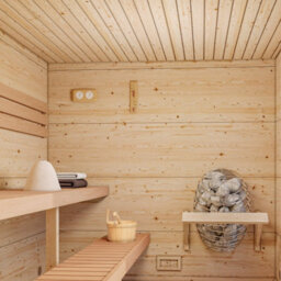 Palmako Grace Sauna 5.3M² - 2.50M X 2.30M - 56mm Wall Logs - thumbnail 4
