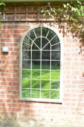 Mirroroutlet Somerley Country Arch Large Garden Mirror 129 X 76Cm - thumbnail 1