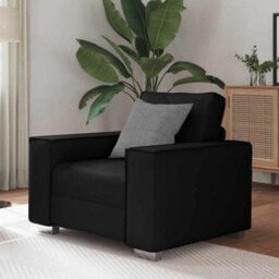 Vidaxl Sofa Chair Black 99 X 78 X 84 Cm Artificial Leather - thumbnail 1
