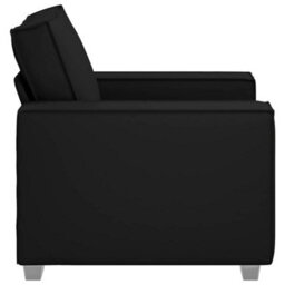 Vidaxl Sofa Chair Black 99 X 78 X 84 Cm Artificial Leather - thumbnail 6