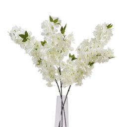 Large  White  Full  Cherry  Blossom  Stem - thumbnail 6