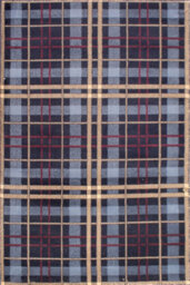 Tartan Blue Chequered Tartan Easy To Clean Rug For Dining Room -80 X 300Cm (Runner) - thumbnail 7