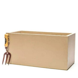 Primrose Fibrecotta Sand Rectangular Trough Planter 80Cm - thumbnail 4