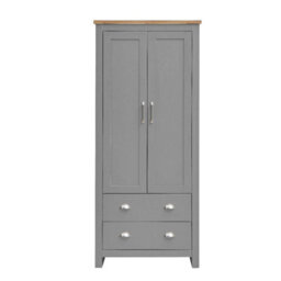Timber Art Design Lisbon 2 Door Double Wardrobe 2 Drawers - thumbnail 4